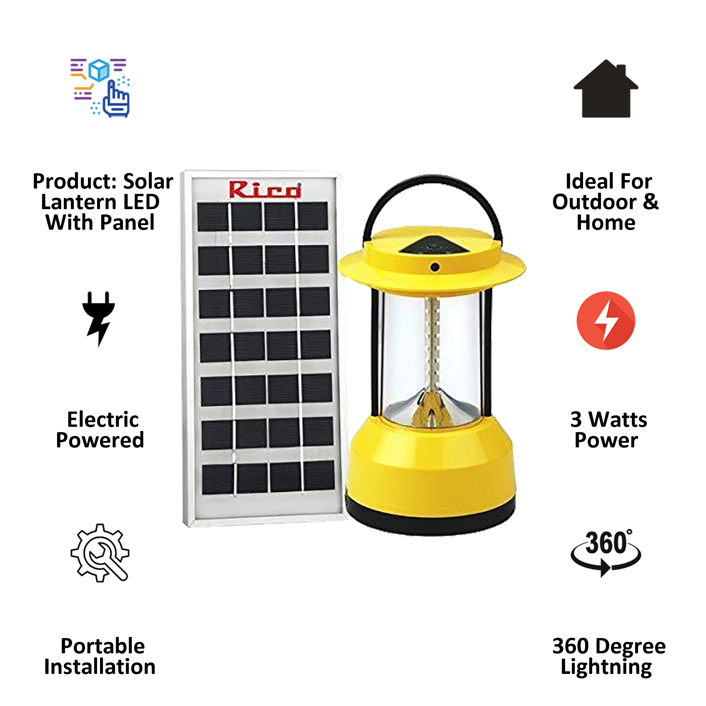 Rico 2024 solar lantern